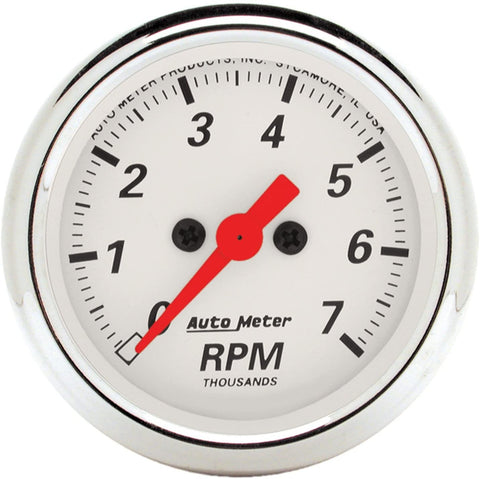 AUTO METER 1397 Arctic White Electric Tachometer