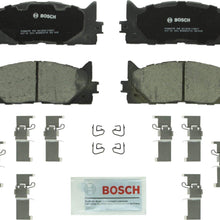 Bosch BC1293 QuietCast Premium Ceramic Disc Brake Pad Set For: Lexus ES300h, ES350; Toyota Avalon, Camry, Front