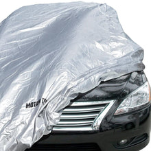 Motor Trend Universal WeatherWear Poly-1 Outdoor Car Cover- All Weather Snow Wind Rain & Water Proof Ultra Protection