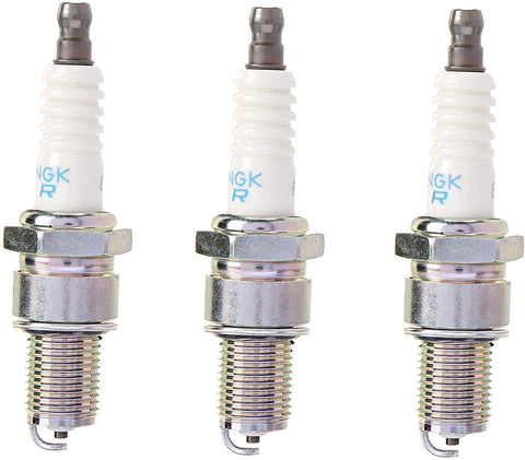 NGK (4008) BPR6ES SOLID Standard Spark Plug, Pack of 3