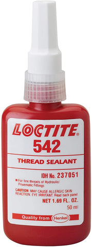542 Thread Sealant, Fine Threads - 50ml thread sealant 542fine threads