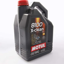 Motul 8100 X-Clean 5W40 Synthetic Oil 5 Liters (102051)