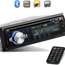 Sound Storm Laboratories SDC26B Car Stereo - Single Din, Bluetooth Audio and Hands-Free Calling, Built-in Microphone, MP3 Player, CD, USB Port, AUX Input, AM/FM Radio Receiver, Wireless Remote Control
