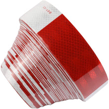 Houseables Reflective Tape Roll, DOT-C2, 150' X 2", Red/White, Trailer Reflector, Caution Safety Warning, Visibility Film, 4 by 4 Truck Car Adhesive Sticker