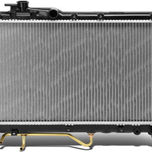 DNA Motoring OEM-RA-1575 1575 OE Style Aluminum Cooling Radiator Replacement
