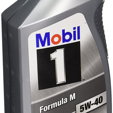 Mobil 1 122094 5W-40 Formula M Advanced Full Synthetic Motor Oil, 1 Quart Bottle