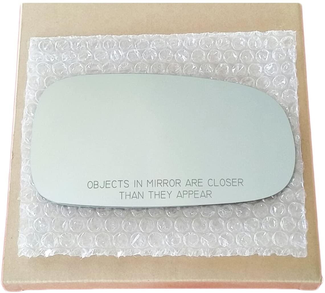 Mirror Glass and ADHESIVE 2003-2011 Saab 9-3 or 2003-2009 Saab 9-5 Passenger Right Side Replacement Glass