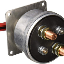 QuickCar Racing Products 55-012 Red 2-1/2" High x 2-1/2" Wide Handle Battery Master Disconnect Switch with Alternator Post and Mounting Panel
