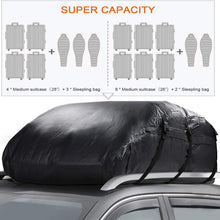 Sailnovo Waterproof Rooftop Cargo Carrier PRO, 20 Cubic Feet Heavy Duty Roof Top Luggage Storage Bag, with 10 Reinforced Straps + Carrying Bag - Perfect for Car, Truck, SUV with/Without Rack