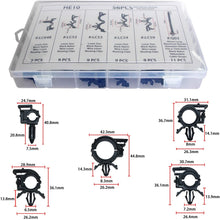ROLINGER Car Wire Harness Routing Clip Wiring Harness Wire Loom Routing Clips Assortment 56 PCS Retainer Car Clips Contains 6 Different Sizes Replacement Parts for Honda GM Mazda