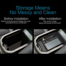 MECHCOS Compatible with fit for 2019 2020 Toyota RAV4 Center Console Organizer Armrest Secondary Storage Box Holder Container Divider Glove Pallet Tray