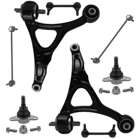 Pair Front Lower Control Arms w/Ball Joints & Bushings for 2003 2004 2005 2006 2007 2008 2009 2010 2011 2012 2013 Volvo XC90