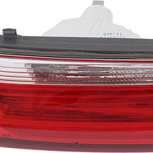 Tail Light Set of 2 Compatible With 2017-2019 Honda CR-V Clear & Red Lens Halogen With bulbs Driver and Passenger Side Inner