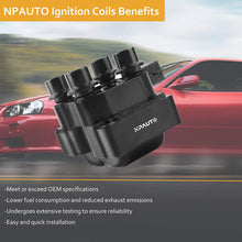 NPAUTO Ignition Coils Compatible with 4.6L 5.0L V8 1997 1998 1999 Ford F150 Ranger Expedition Explorer Crown Victoria, Lincoln Town Car Mark VIII, Mercury Mountaineer, Pack of 2
