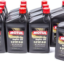 Motul 108080 Break-in Oil 10W40, 384. Fluid_Ounces