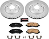 Power Stop CRK3032 Coated Brake Rotor & Ceramic Brake Pads- front