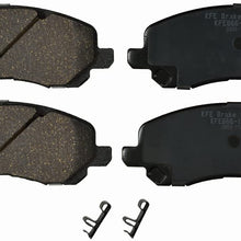 KFE KFE866-104 Ultra QuietAdvanced Premium Ceramic Brake Pad Front Set Compatible with: Jeep Patriot, Compass; 200, Sebring; Avenger, Caliber, Stratus; Mitsubishi Eclipse, Galant, Lancer, Outlander