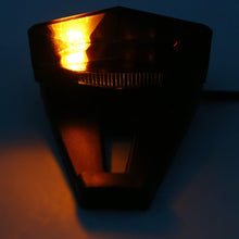 CICMOD Rear Fender Mount Red LED Tail Light Brake Lamp Turn Signals License Plate Light for Custom Off-Road Motorcycle Dirt Bike
