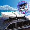 ASMSW Kayak Roof Rack Saddles Universal Canoe Boat Carrier 165 LB 4PCS Black, Includes 2×Tie Down Straps Top Mounted on Car SUV Crossbar Fit in Width Less Than 3-1/2 inch (9cm)