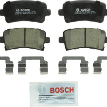 Bosch BC1430 QuietCast Premium Ceramic Disc Brake Pad Set For Select Buick Allure, LaCrosse, Regal; Cadillac XTS; Chevrolet Impala, Malibu; Saab 9-5; Rear