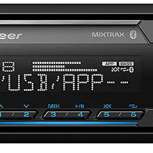 Pioneer Single Din Built-In Bluetooth, MIXTRAX, USB, Auxiliary, Pandora, Spotify, iPhone, Android and Smart Sync App Compatibility Car Digital Media Receiver / Includes Alphasonik Earbuds