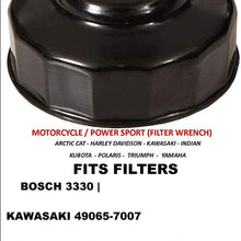 APSG Oil Filter Wrench | Motorcycle/Powersports/car | Fit: Filters Bosch 3330 | Kawasaki 49065-7007 | Mobil 1 M1-212, M1-212A, M1-113A, M1-102A, M1-104A