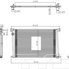 TYC 13167 MINI Replacement Radiator