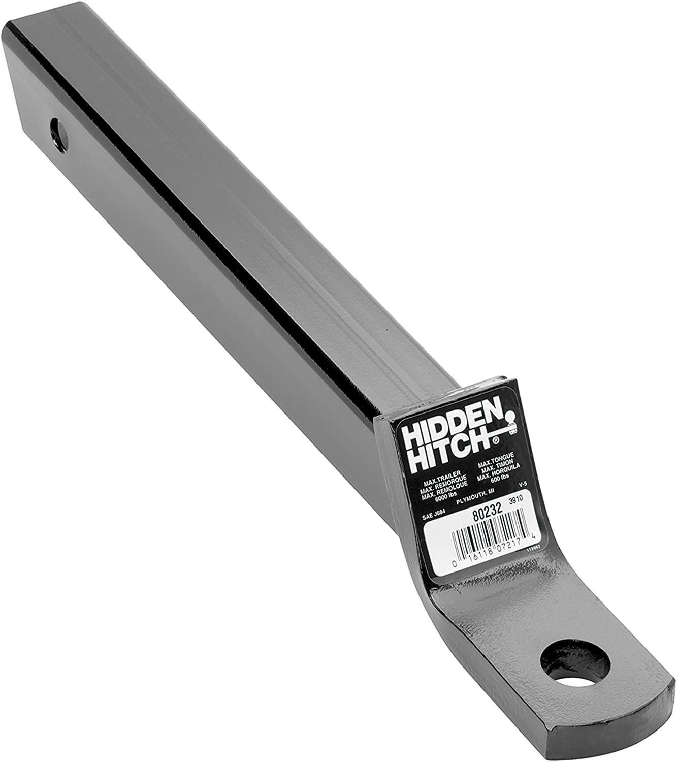 Reese 80232 Hidden Hitch Angle-Cut Class III Ball Mount - 16