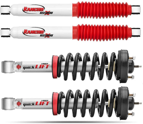 Rancho Quicklift Struts + Rear RS5000X Gas Shocks -Kit - 07-16 Chevrolet Silverado 1500