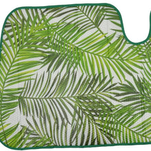 BDK Tropical Leaves Auto Windshield Sun Shade for Car SUV Truck - Balmy Fern - Double Bubble Foil Jumbo Folding Accordion - AS-768