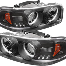 Spyder Auto PRO-YD-CDE00-CCFL-SM GMC Sierra 1500/2500/3500/GMC Sierra Denali Smoke CCFL LED Projector Headlight with Replaceable LEDs