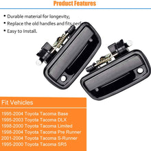 NPAUTO Exterior Door Handle Front Driver & Passenger Side for 1995 1996 1997 1998 1999 2000 2001 2002 2003 2004 Toyota Tacoma 6922035020 6921035020