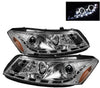 Spyder Auto 5010674 LED Halo Projector Headlights Chrome/Clear