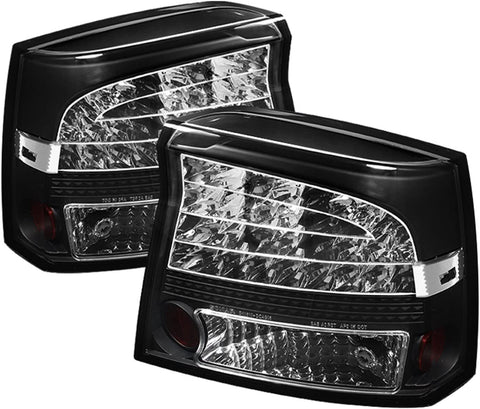 Spyder 5031662 Dodge Charger 09-10 LED Tail Lights - Signal-LED ; Parking-LED ; Reverse-921(Not Included) - Black