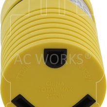 AC WORKS Generator to 30Amp RV Adapter (RV 50A Male to 30A Female)