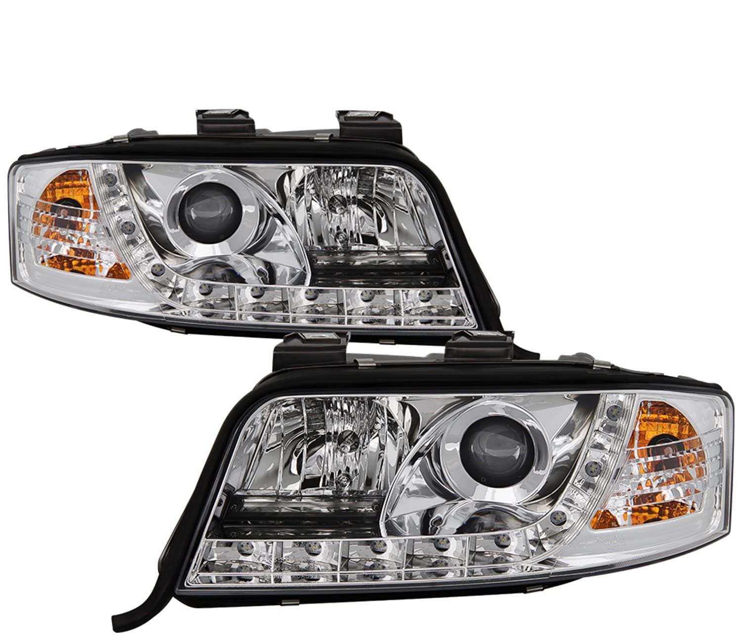 Spyder Auto 5008664 Projector Style Headlights Chrome/Clear