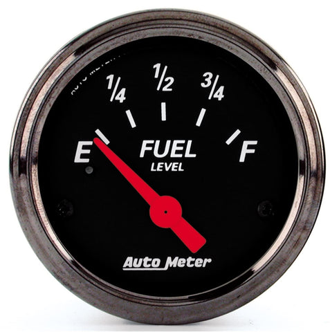 AUTO METER 1417 Designer Black Fuel Level Gauge