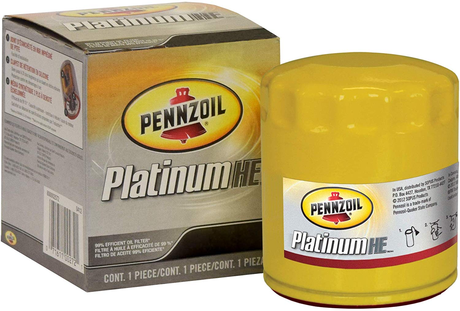 Pennzoil HPZ-37 Platinum Spin-on Oil Filter