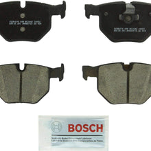 Bosch BC1042 QuietCast Premium Ceramic Disc Brake Pad Set For Select BMW 525i, 528i, 528i xDrive, 528xi, 530i, 530xi, 535i xDrive, 535xi, X5, X6; Rear