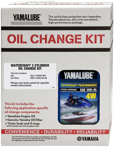 Yamaha Watercraft 3 Cylinder TR-1 Oil Change Kit - LUB-3WTRC-KT-20 VX, EX, V1, EXR