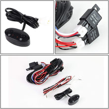 DNA MOTORING FL-ZTL-249-CH Roof Mounted Fog Light Assembly (Driver & Passenger Side) + Switch