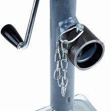 Bulldog Swivel Jack (Sidewind, 10-Inch Travel, Weld-On Tubular Mount, 7,000-Pound Lift Capacity, Includes Foot Plate)