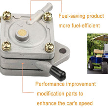 Podoy Club Car Fuel Pump for Gas Golf Cart Tune Up Kit with Fuel Filter Spark Plug DS Precedent from 1984 to Present 290FE 350FE Compatible with Kawasaki Engine 1014523