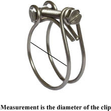 Smarthome 10 x Double Wire Hose Clamps/Two Wire Clips/Radiator Inlet Breather Classic Cars [ 13-16mm ]