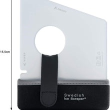 Swedish Ice Scraper ICE04 6mm Clear Frosted with Neoprene Holder