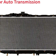 MUKEZON For 1987-1991 Toyota Camry 2.0L L4 Automatic AT Aluminum/Plastic Radiator 1 Row