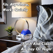 Sirena Twister Air Purifier (Black) - Freshener and Deodorizer, LED Illumination