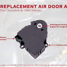 Air Door Actuator - Replaces 89018365, 604-106, 52402588 - Compatible with Chevrolet, Chevy, GMC 1994-2012 - Silverado 1500 and 2500, Tahoe, Sierra - HVAC Blend Control Actuator - Heater Blend Door