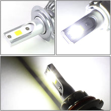 DNA Motoring HID-LED-LB-FAN-H7 Pair of LED Light Bulbs with Cooling Fan