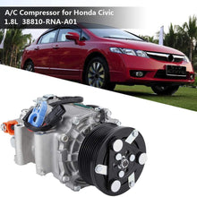 AC Compressor 38810-RNA-A01 for Honda Civic 1.8L 2006 2007 2008 2009 2010